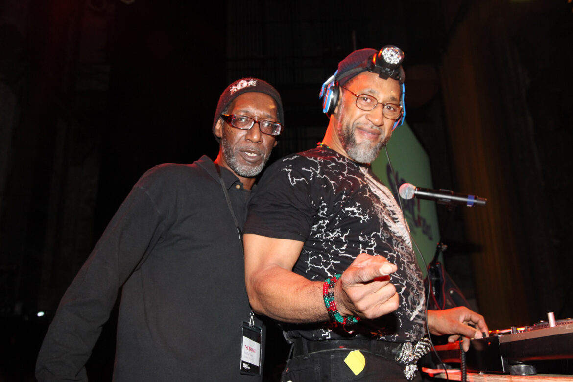Coke La Rock (left) and DJ Kool Herc attended the Birth of the Boom Hip-Hop Festival in 2011 in New York City. Johnny Nunez/Getty Images