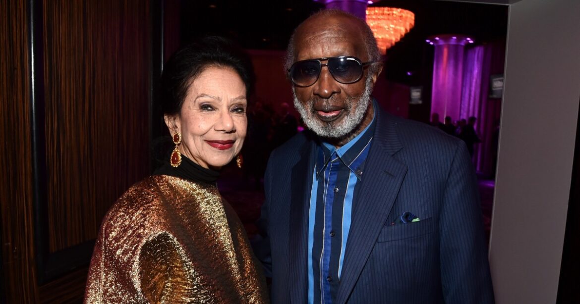 Clarence Avant and his wife, Jacqueline, attending a Grammy Awards event in 2020. Avant died Sunday at age 92. Jacqueline Avant was killed in 2021.
Alberto E. Rodriguez/Getty Images