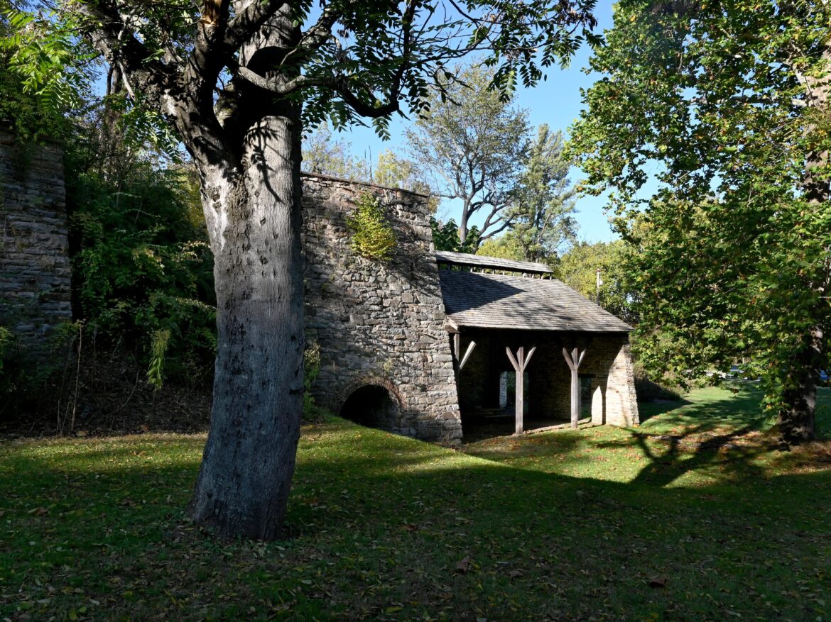 The remains of Catoctin Furnace in Maryland as seen in 2020. Researchers have now analyzed the DNA of enslaved and free Black workers there, connecting them to nearly 42,000 living relatives. Katherine Frey/The Washington Post via Getty Image