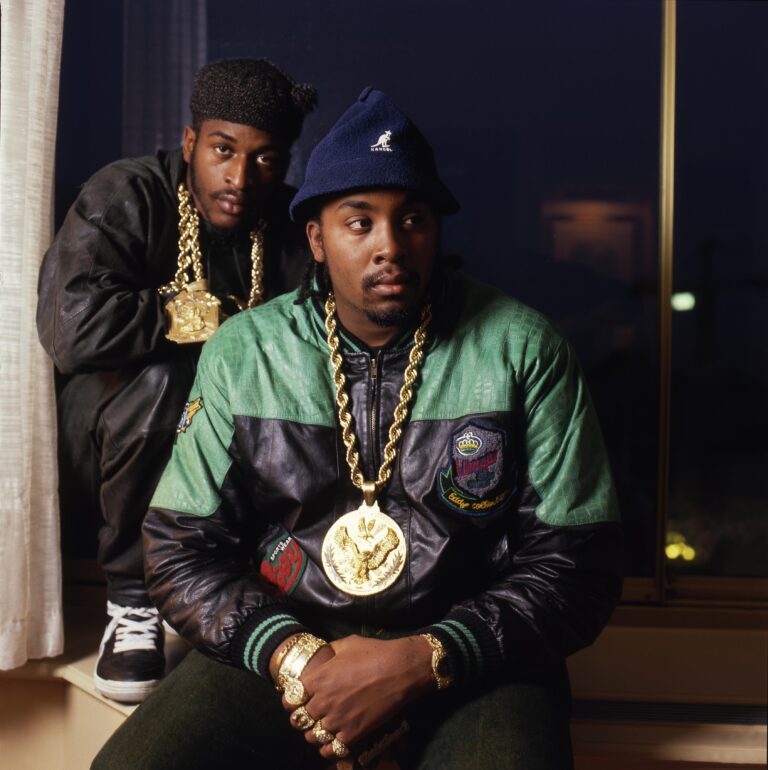 Rakim (left) and Eric B., 1987 David Corio / Contributor/Getty Images