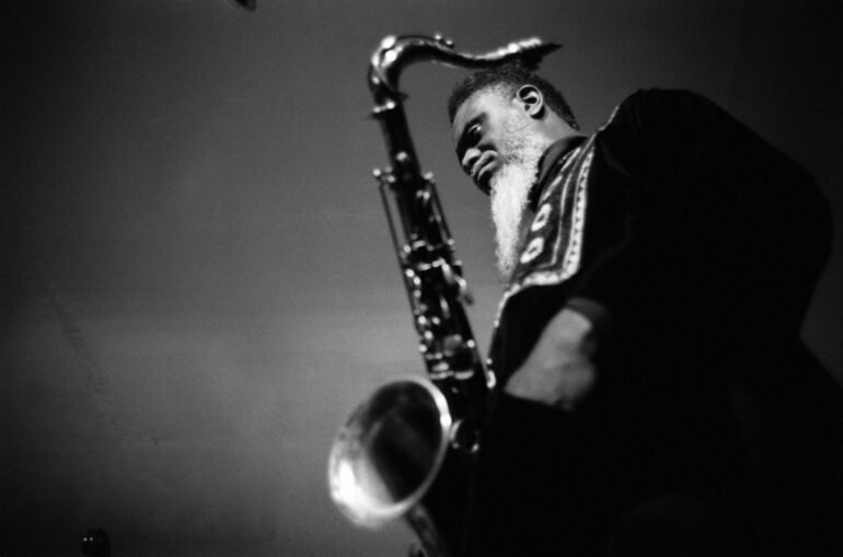 In Pharoah Sanders' final years, Luaka Bop expressed interest in doing a proper reissue of Harvest Time. The label chose to release it as a box set alongside Sanders' final recorded album, Promises. Photo by John van Hasselt/Sygma via Getty Images