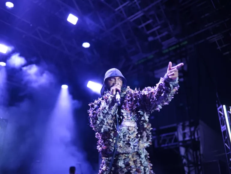 JPEGMAFIA performs in 2023 at The Rooftop at Pier 17 in New York City. Keeyahtay Lewis on behalf of The Rooftop at Pier 17