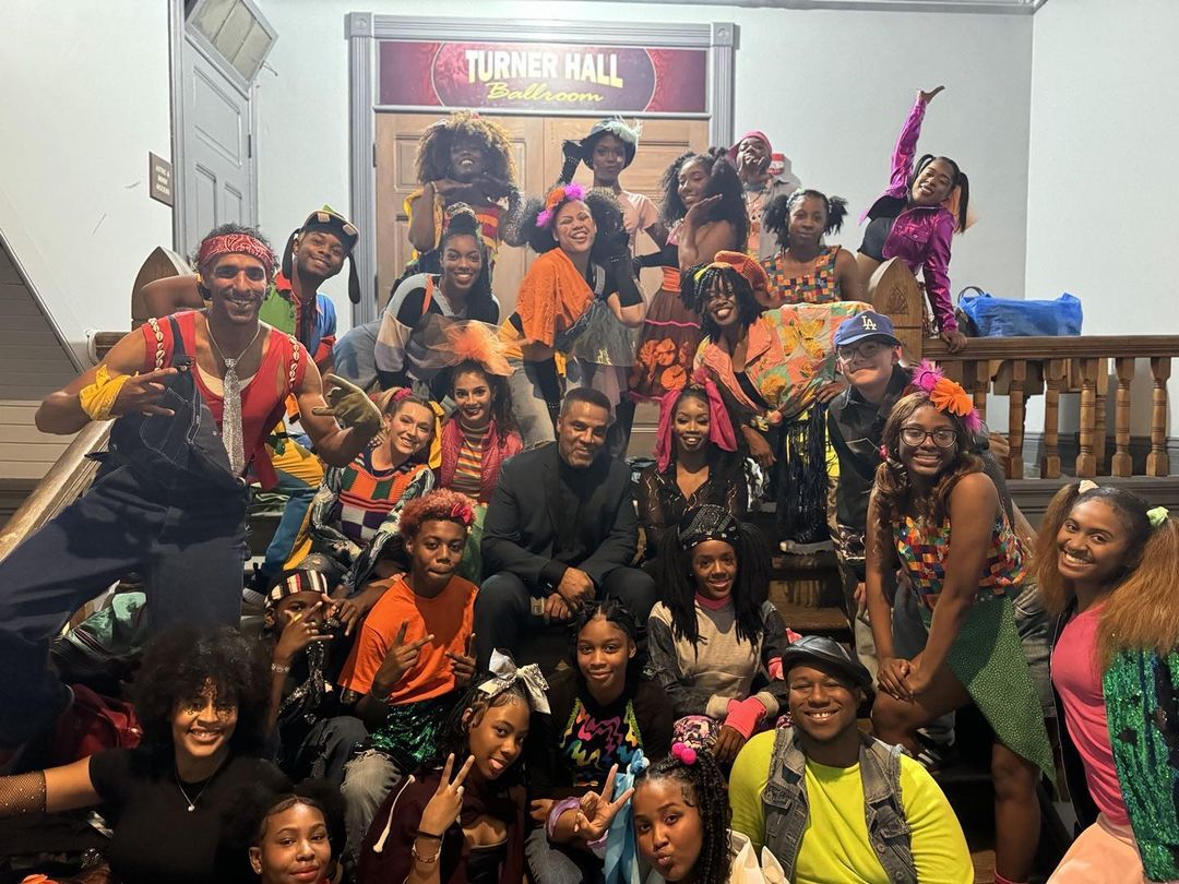 Frank Gatson Jr, and dancers from YWCA