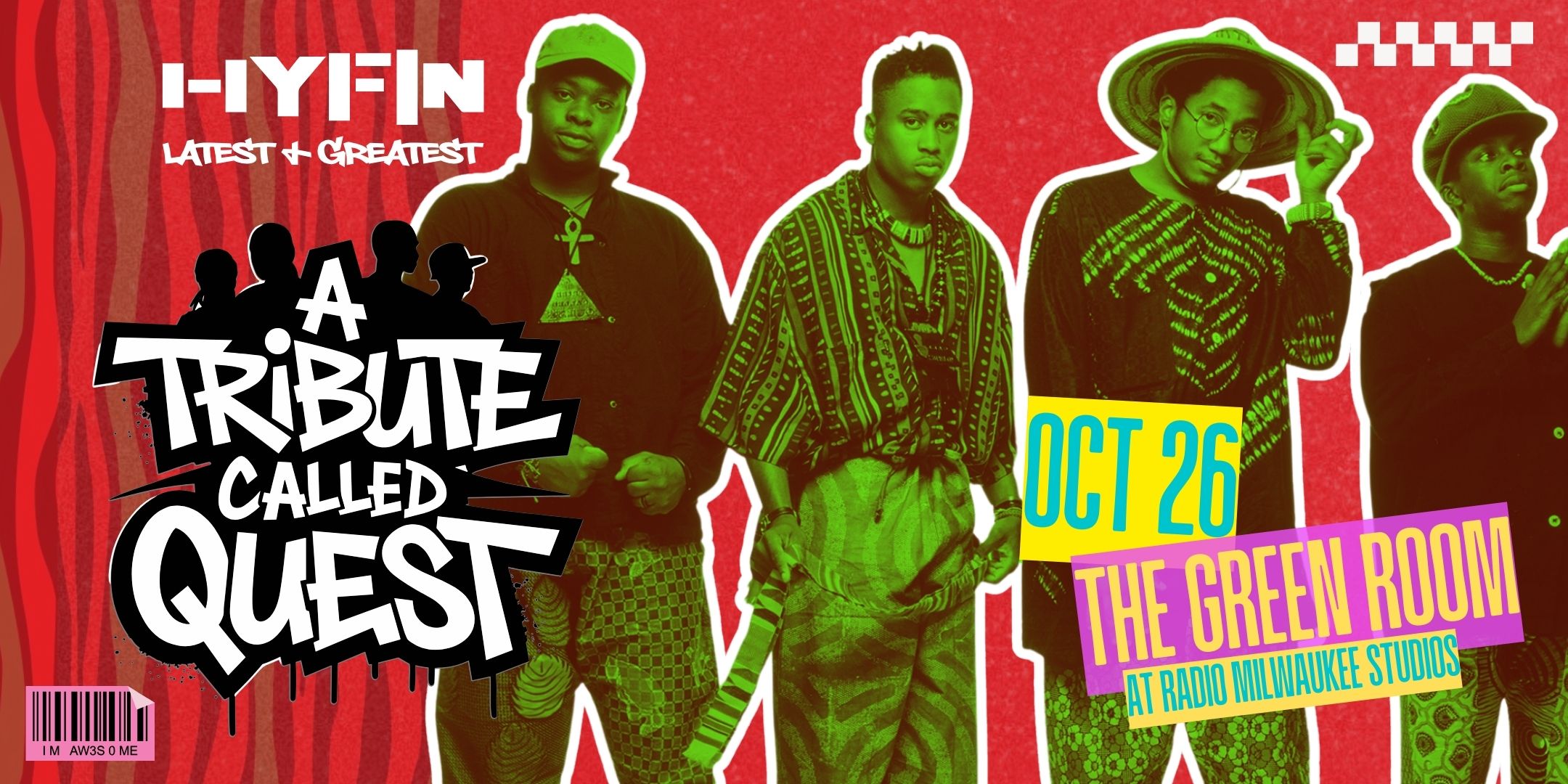 HYFIN pays tribute to A Tribe Called Quest this Saturday, Oct 26