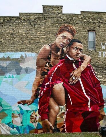 New Mural Sparks Debate in Milwaukee's Bronzeville District