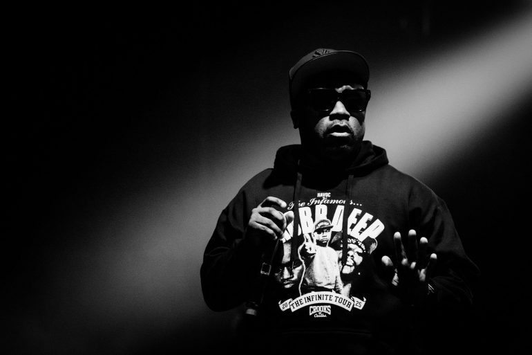 GENEVA, SWITZERLAND - JANUARY 17: Havoc performs onstage during the Mobb Deep feat. Havoc, Big Noyd & DJ L.E.S. concert at Alhambra on January 17, 2025 in Geneva, Switzerland.